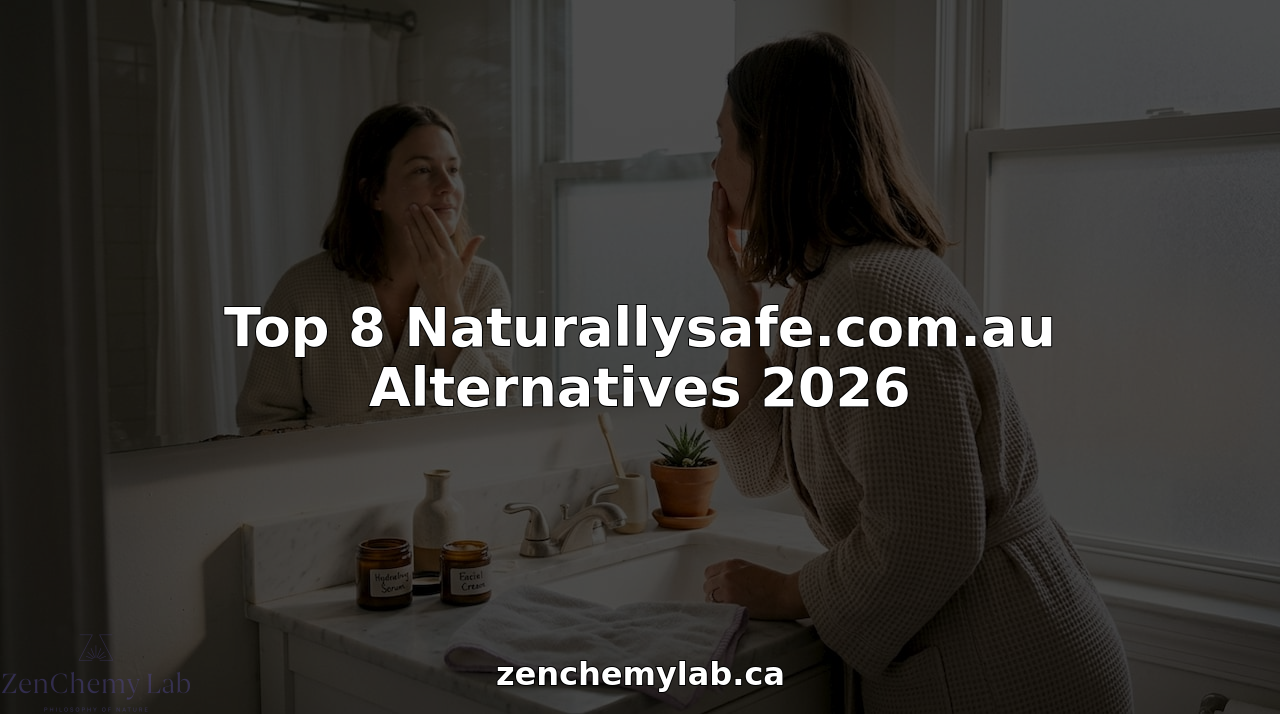 Woman using natural skincare at home bathroom shelf