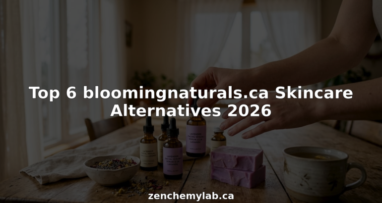 Hands holding natural skincare products on wooden table