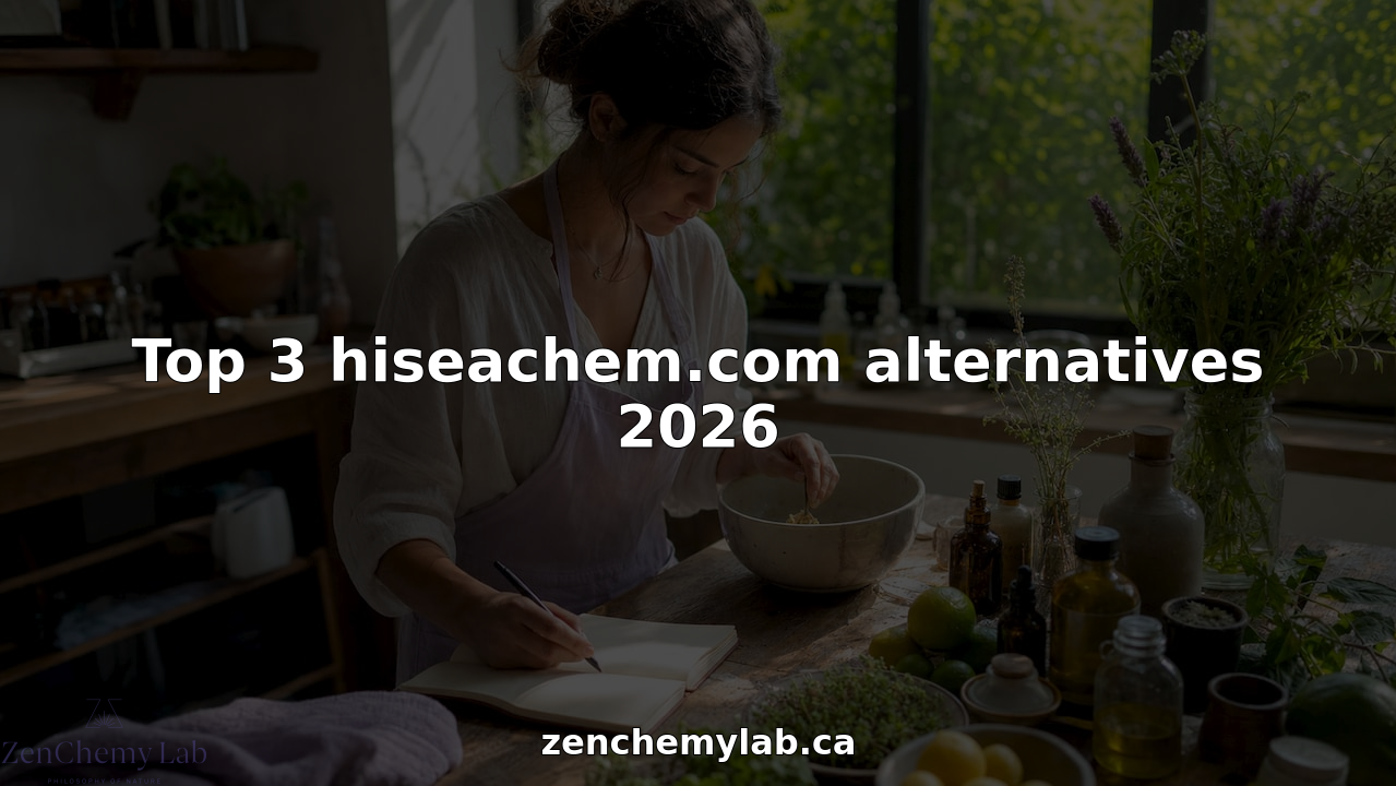 Skincare formulator examining natural ingredients in lab