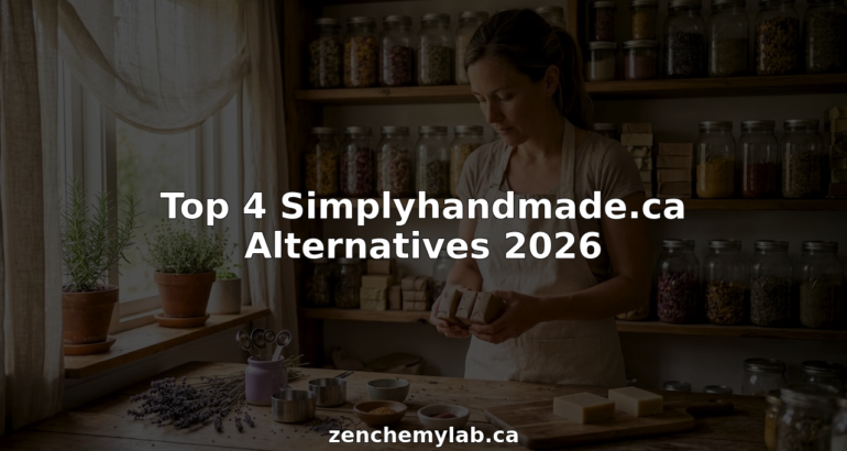 Artisan selecting natural handmade soaps in workshop