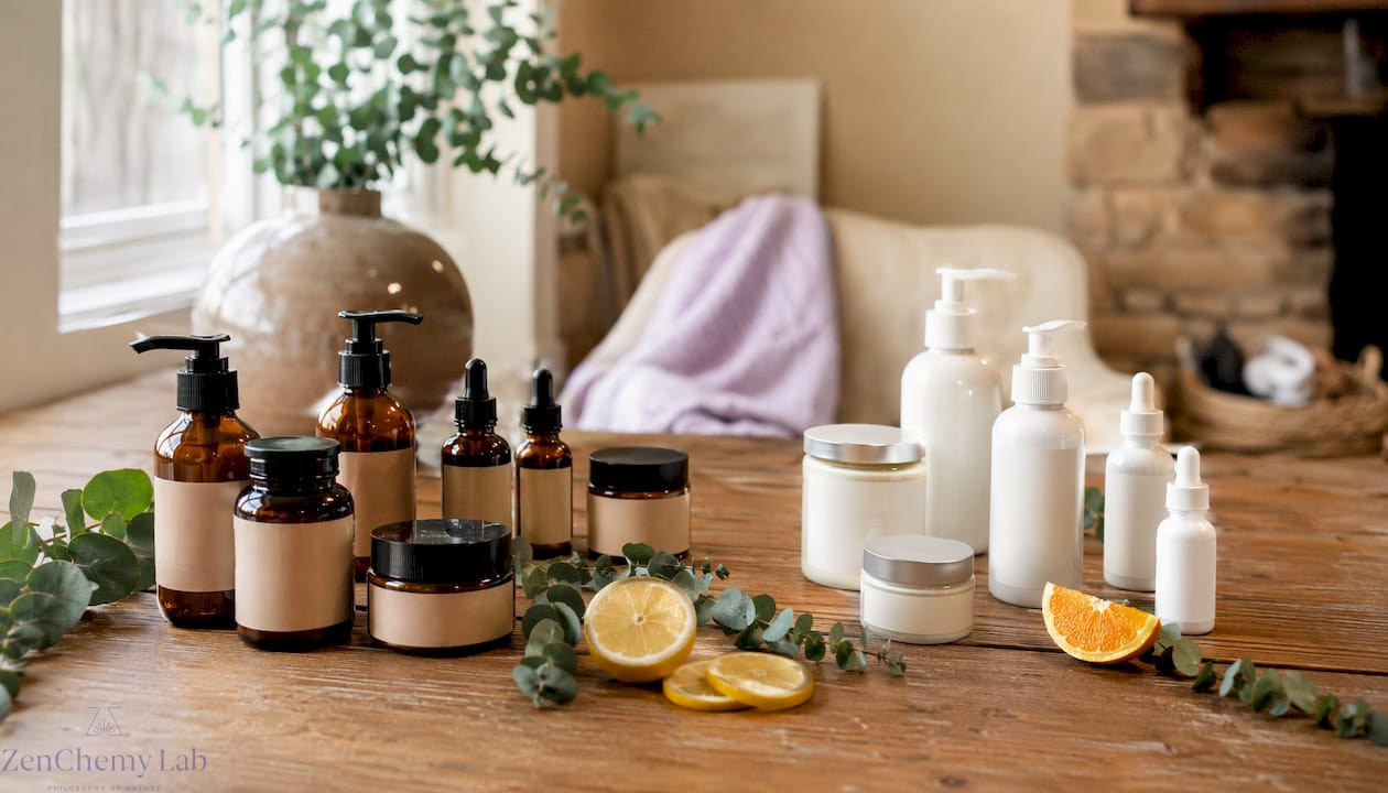 Two Canadian skincare product lines side-by-side